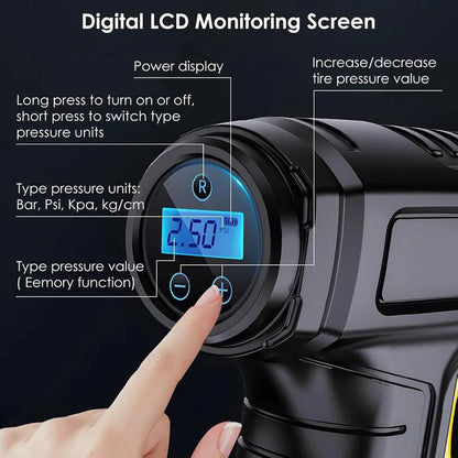 🔥SALE 49% OFF🔥Portable Air Compressor with Digital Display
