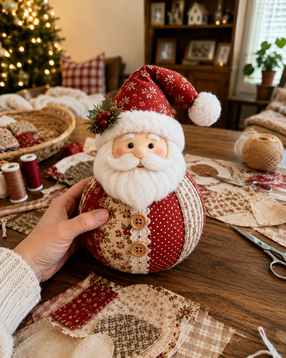 🔥Last Day 49% OFF - 🎄🎅Patchwork Fabric Doll DIY Kit