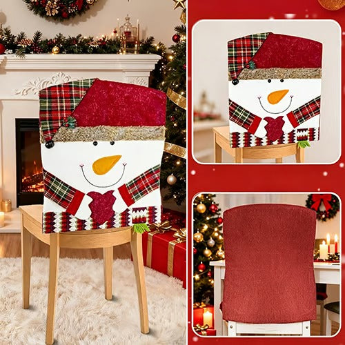 ✨Last Day 49% OFF✨Christmas Decoration Cartoon Chair Cover