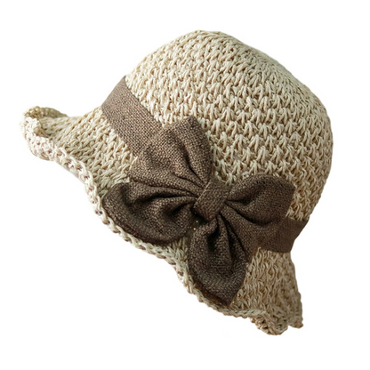 🔥 Hot Sale 49% OFF🔥Elegant Woven Straw Sun Hat with Bow🌞