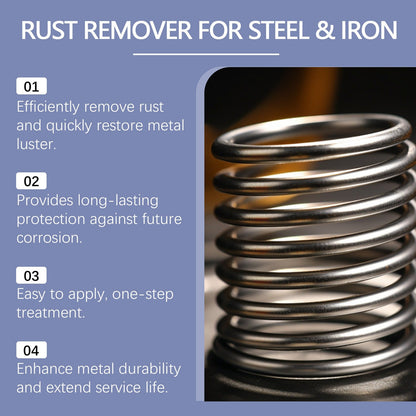 🏆Last Day Sale -50% OFF⚡Highly Concentrated Rust Remover for Steel & Iron – Deep-Acting, Effortless, and Metal-Safe