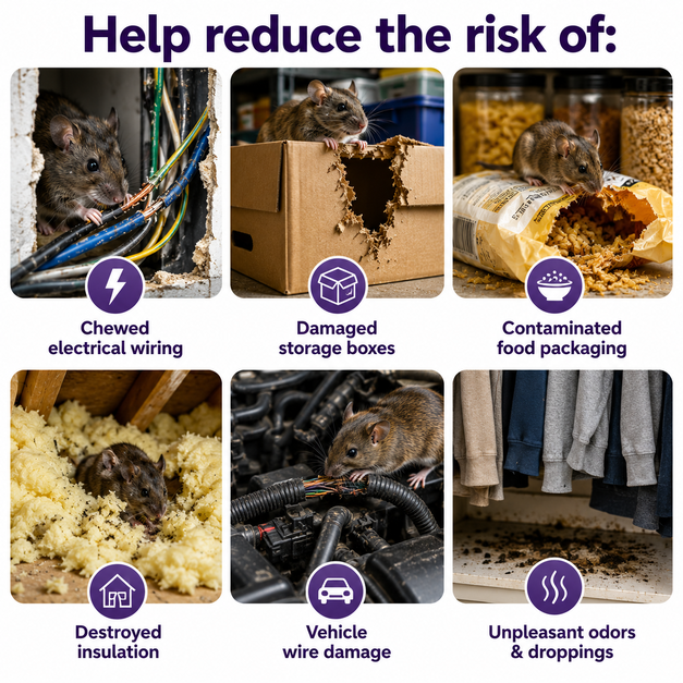 ✅ 10,000+ Happy Customers 🐭 All-Natural Peppermint & Cinnamon Pest & Rodent Repellent Pucks 🕷️🐍