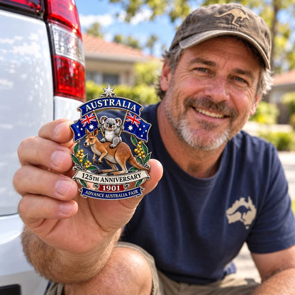 ⏳ Last Day 49% OFF 🦘Australia 125th Anniversary Commemorative Metal Car Emblem