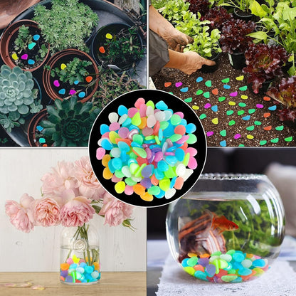 💥LAST DAY SALE 70%OFF💥🌈Colorful Glow-in-the-Dark Garden Stones