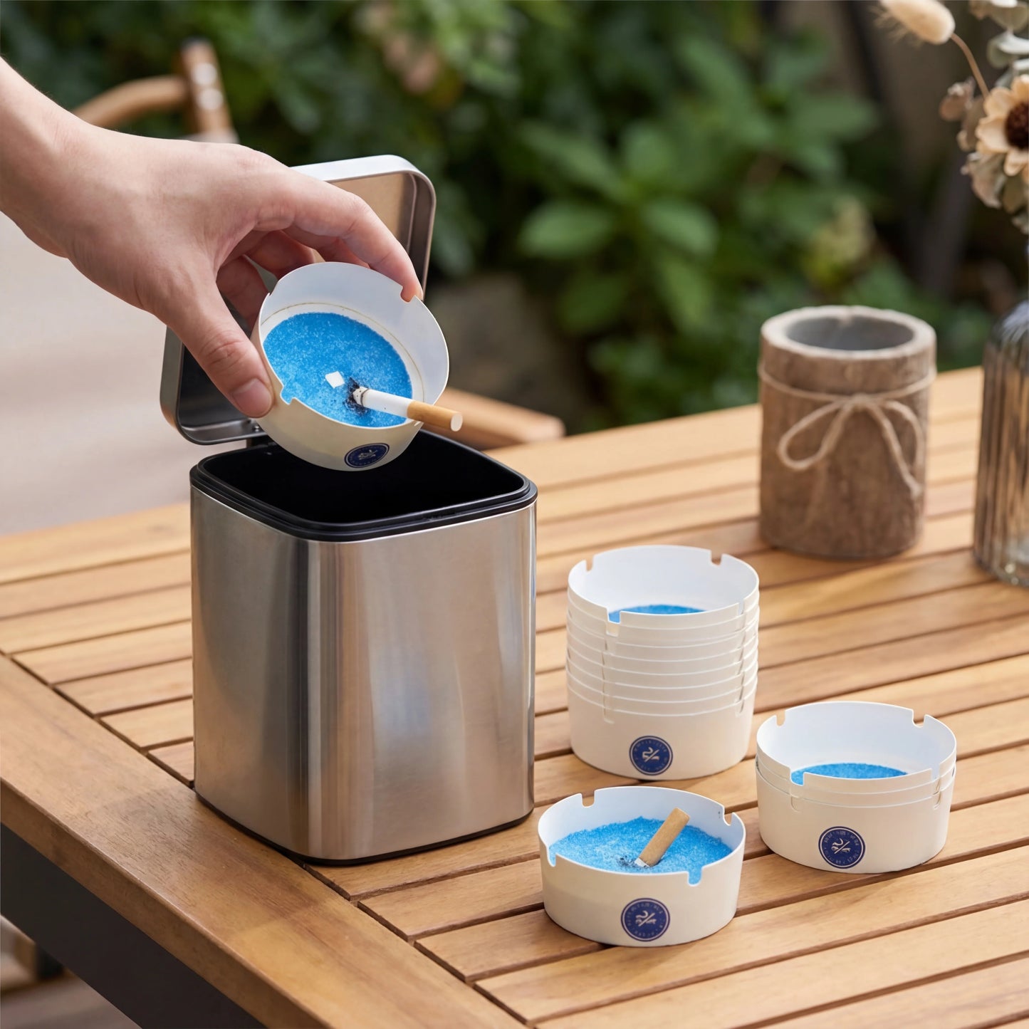 🔥Last Day 70% OFF 🔥Disposable Ashtrays with Ash Absorbing Gel