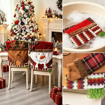 ✨Last Day 49% OFF✨Christmas Decoration Cartoon Chair Cover