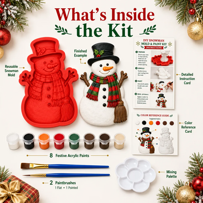 🔥 LAST DAY 49% OFF – 🎄 DIY Christmas Tree Mold & Paint Craft Kit  🎨✨