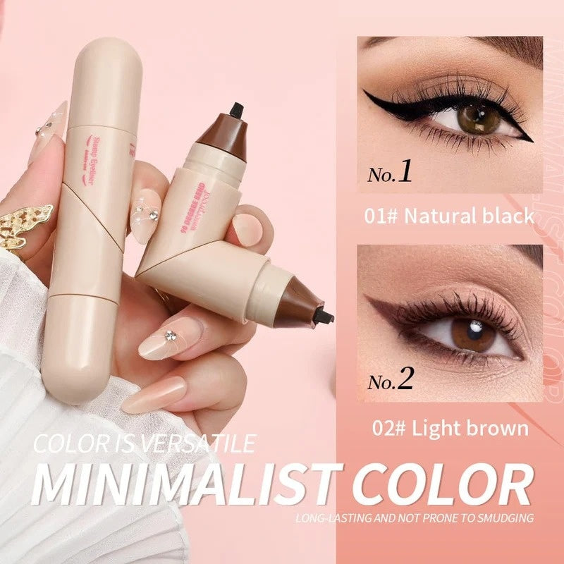 💞LAATSTE DAG - 1 + 1 GRATIS💞Draaibare eyeliner-stempelpe