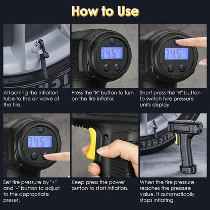 🔥SALE 49% OFF🔥Portable Air Compressor with Digital Display