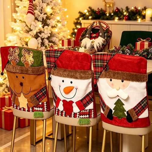 ✨Last Day 49% OFF✨Christmas Decoration Cartoon Chair Cover
