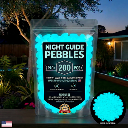 💥LAST DAY SALE 70%OFF💥🌈Colorful Glow-in-the-Dark Garden Stones