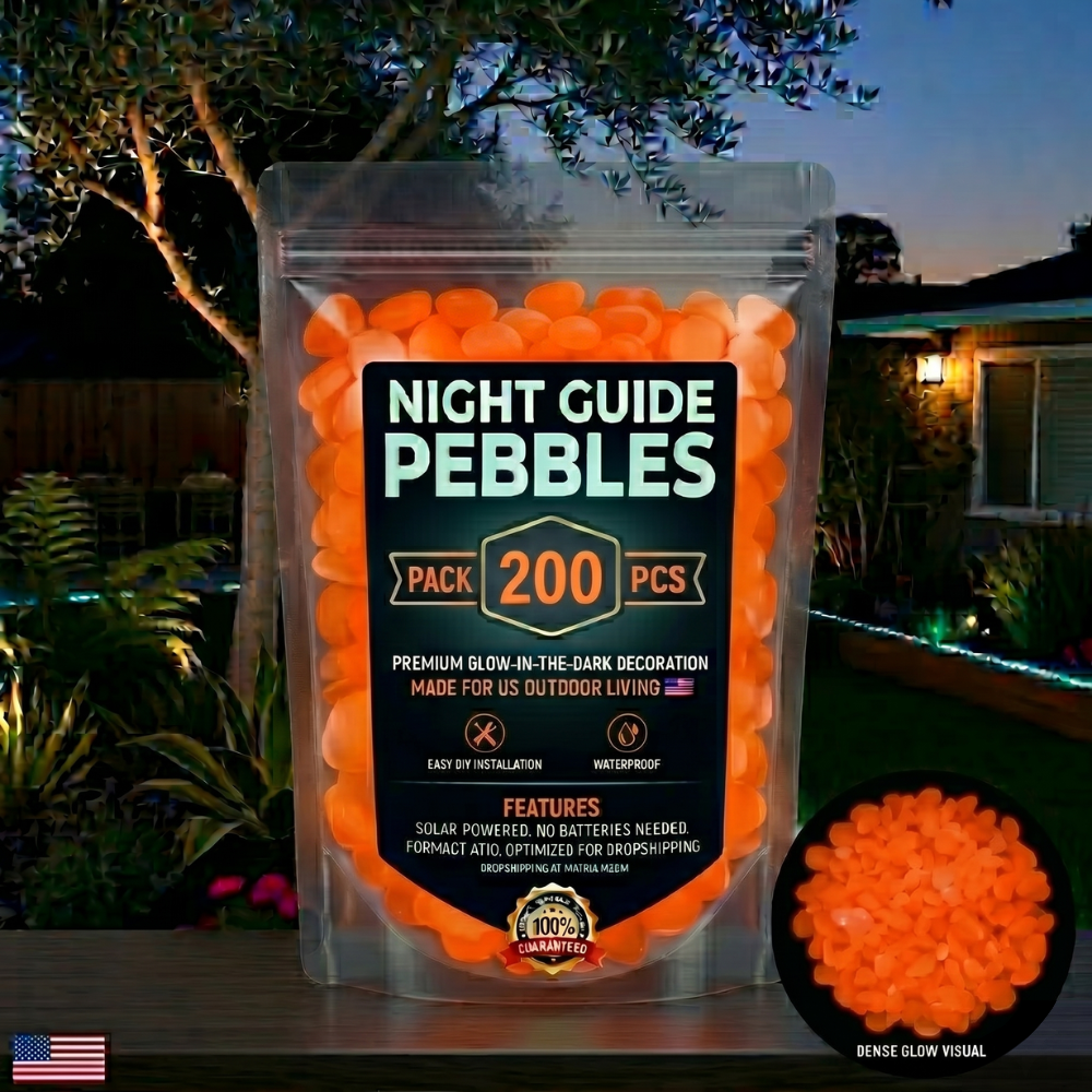 💥LAST DAY SALE 70%OFF💥🌈Colorful Glow-in-the-Dark Garden Stones