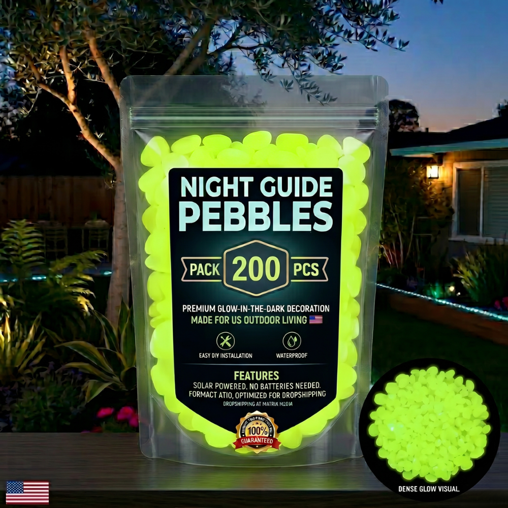 💥LAST DAY SALE 70%OFF💥🌈Colorful Glow-in-the-Dark Garden Stones