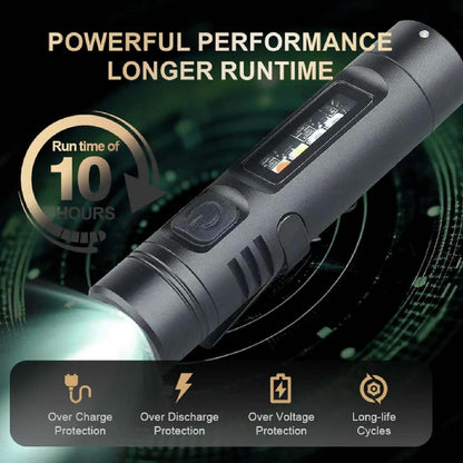 🔦Pocket Rechargeable EDC Flashlight: Mini Keychain Light