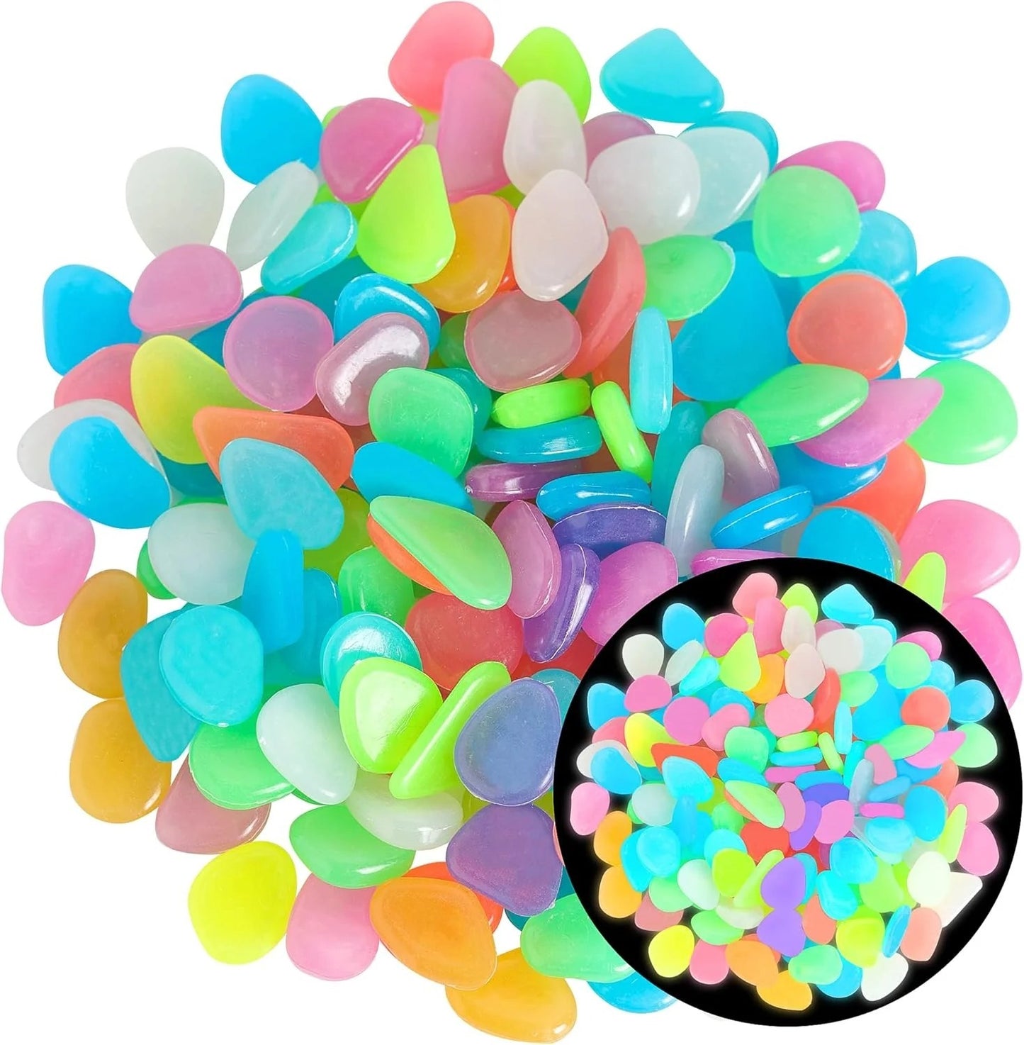 💥LAST DAY SALE 70%OFF💥🌈Colorful Glow-in-the-Dark Garden Stones