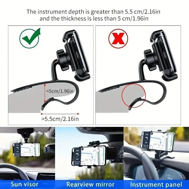 🎁Last Day 50% OFF-Universal 360° Dashboard Phone Holder