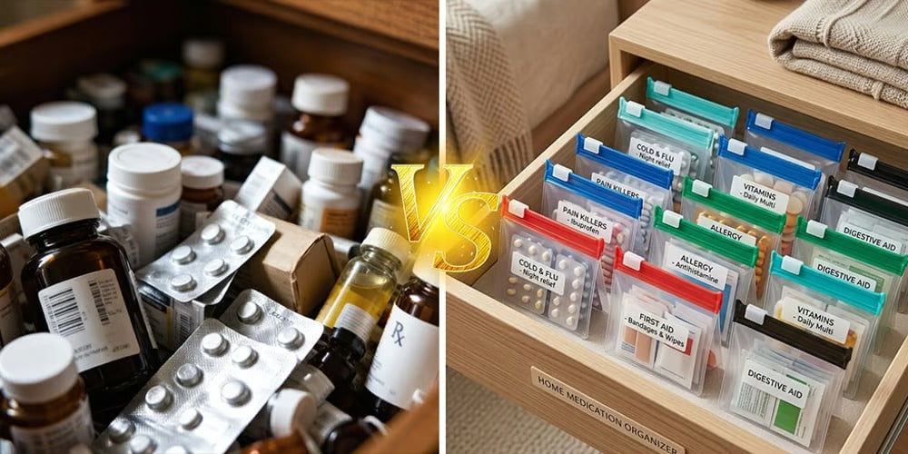 🔥LAST DAY 50% OFF💊Clear Zipper Pill Storage Bag