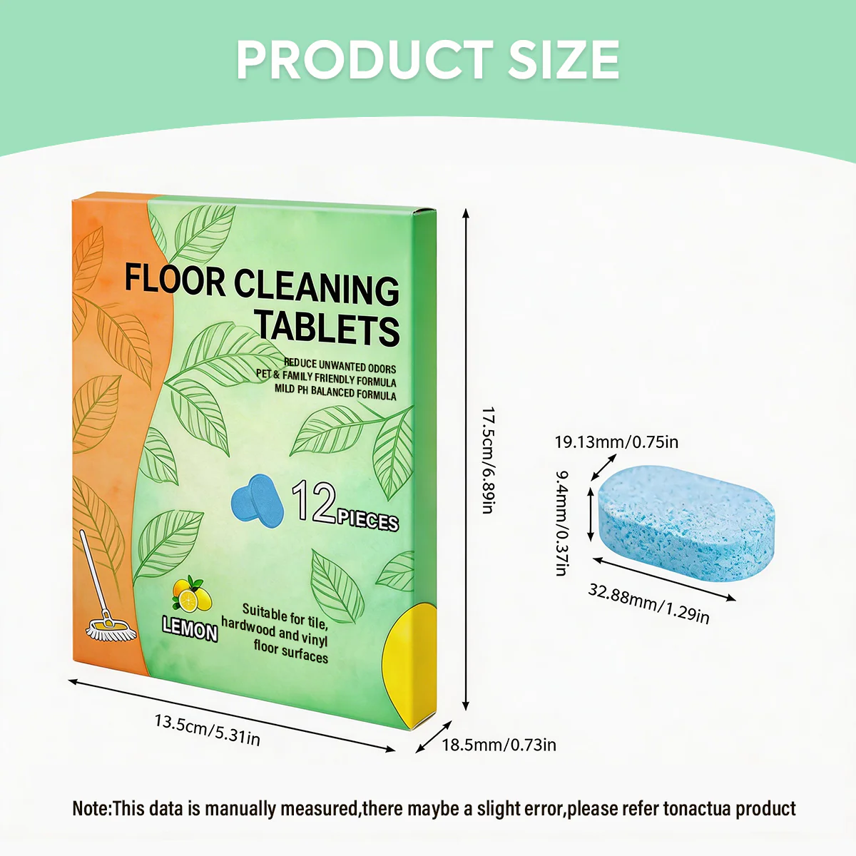 💦Last Day 70% OFF 🔥  Floor Cleaning Tablets - Safe for Wood Tile Marble Quick Dry