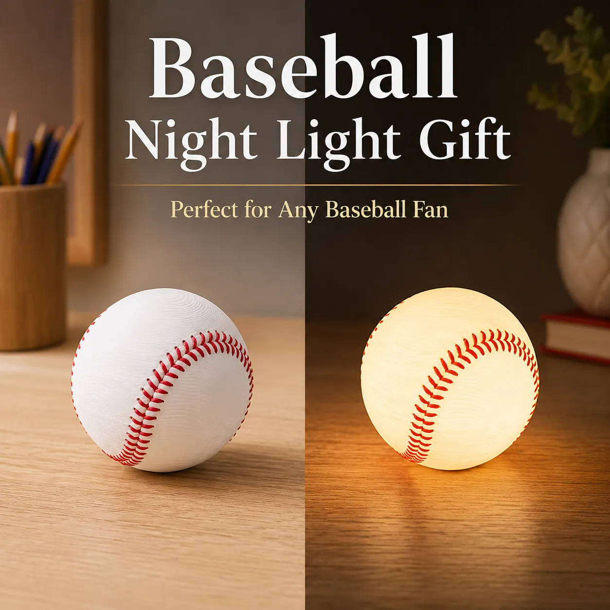 ⚾Last Day 60% OFF - Baseball Night Light Gift