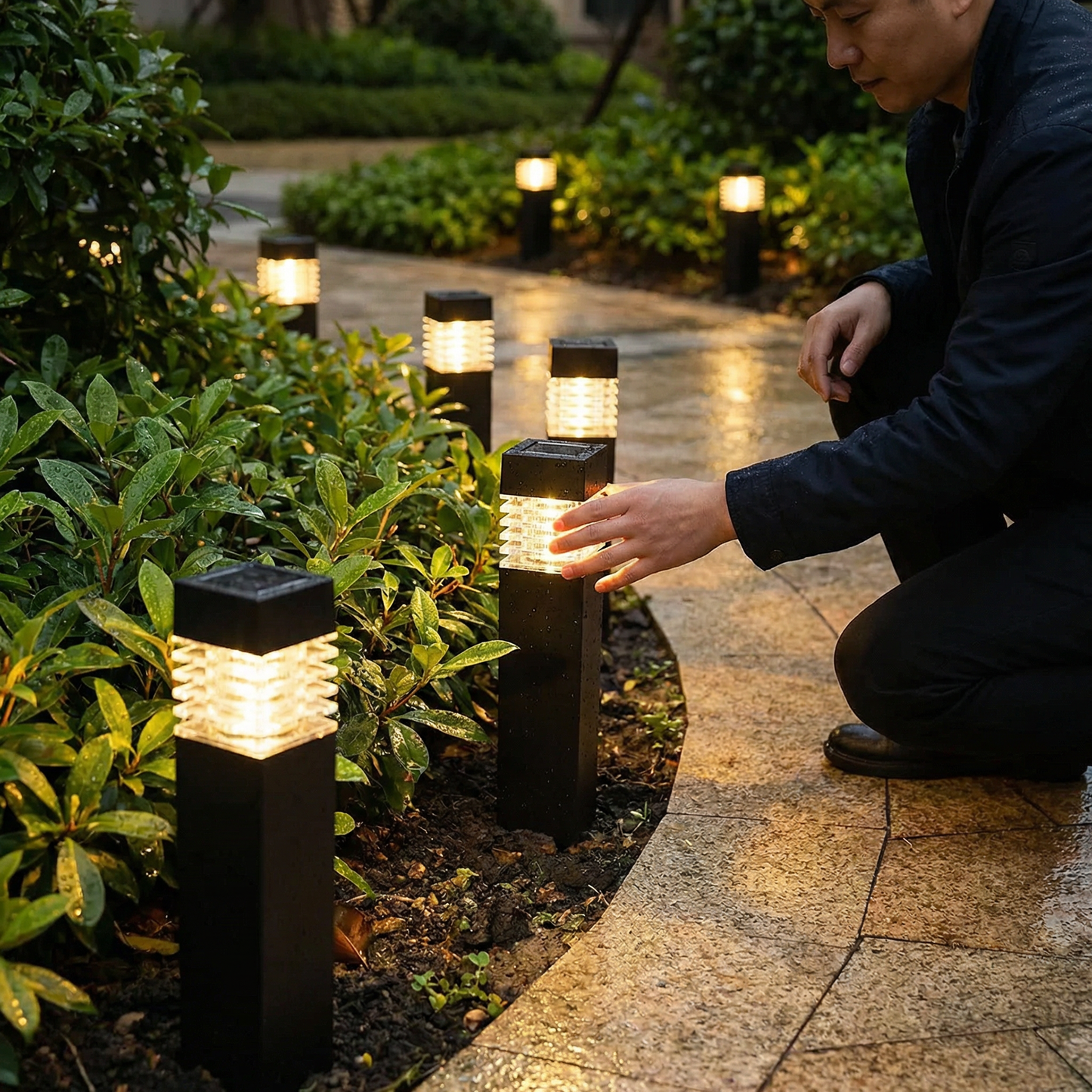 Solar LED Ground Lights – Waterproof Garden Lights for Pathway, Lawn & Patio