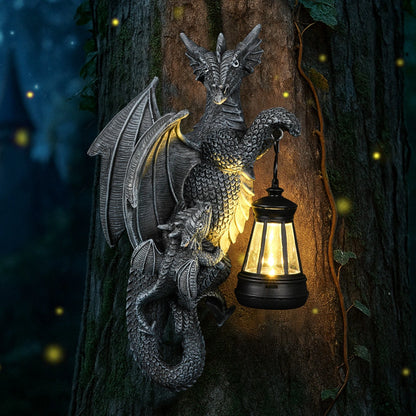 Eco-Friendly Solar Dragon Tree Statue
