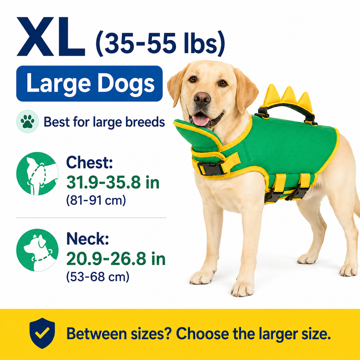 Premium Dog Life Vest for Swimming & Boating🛒