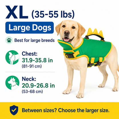 Premium Dog Life Vest for Swimming & Boating🛒
