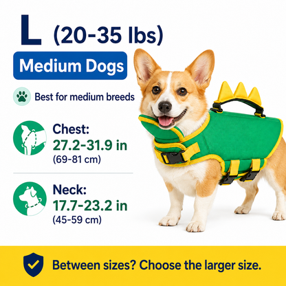 Premium Dog Life Vest for Swimming & Boating🛒