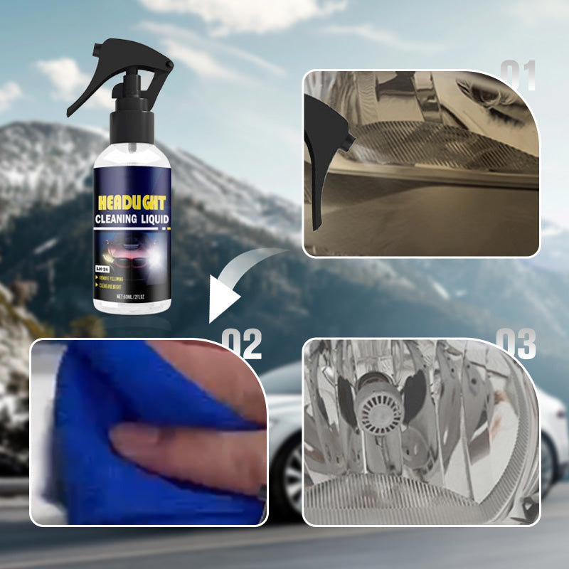 🔥Last Day49% OFF⏳Time-Limited Special⏰Car Headlight Cleaning and Restoration Agent