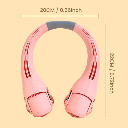 🥳2026 HOT SALE🥳💨 48% OFF!🍃 Neck Air Conditioner Fan – Ultra‑quiet, 360° rotating, 3 speeds. Hands‑free cooling, long battery. Summer essential! 😎🌬️