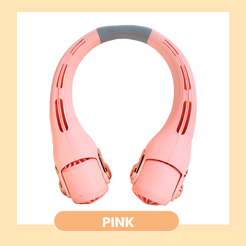 🥳2026 HOT SALE🥳💨 48% OFF!🍃 Neck Air Conditioner Fan – Ultra‑quiet, 360° rotating, 3 speeds. Hands‑free cooling, long battery. Summer essential! 😎🌬️