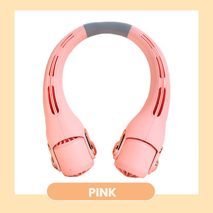 🥳2026 HOT SALE🥳💨 48% OFF!🍃 Neck Air Conditioner Fan – Ultra‑quiet, 360° rotating, 3 speeds. Hands‑free cooling, long battery. Summer essential! 😎🌬️