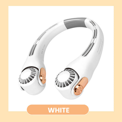 🥳2026 HOT SALE🥳💨 48% OFF!🍃 Neck Air Conditioner Fan – Ultra‑quiet, 360° rotating, 3 speeds. Hands‑free cooling, long battery. Summer essential! 😎🌬️