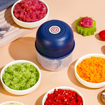 🔥 Electric Food Chopper & Garlic Crusher – effortlessly chops garlic, onions, herbs & more – in seconds