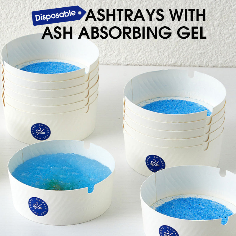 🔥Last Day 70% OFF 🔥Disposable Ashtrays with Ash Absorbing Gel