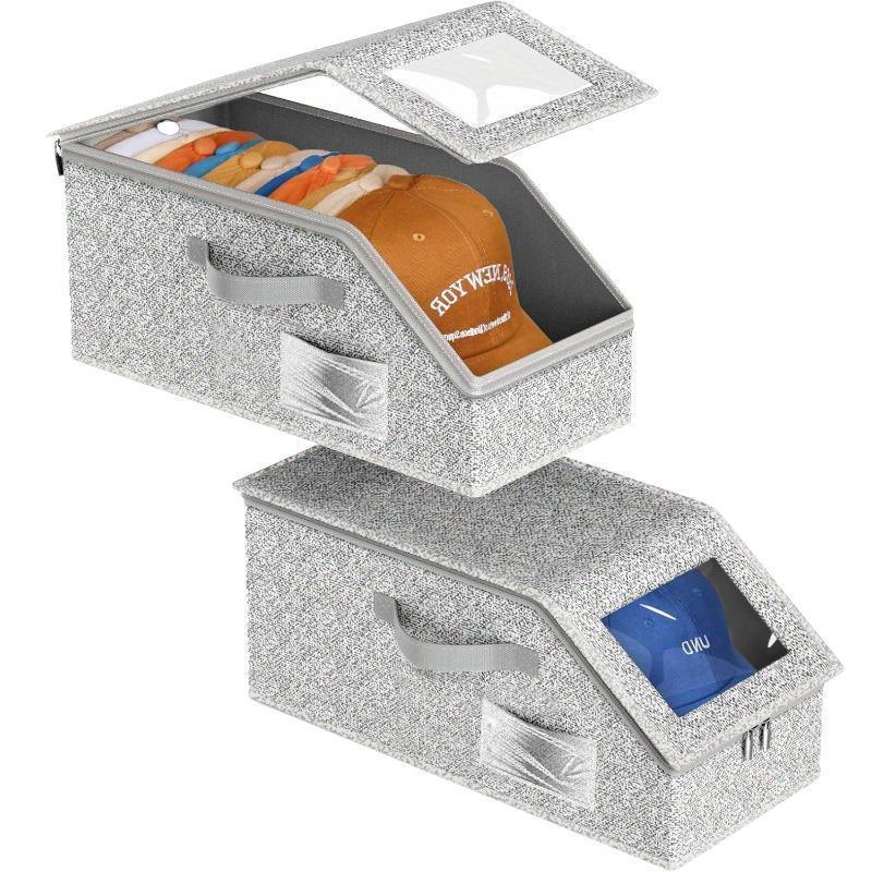 🔥Last Day 60% OFF 🔥Stackable storage boxes for baseball caps