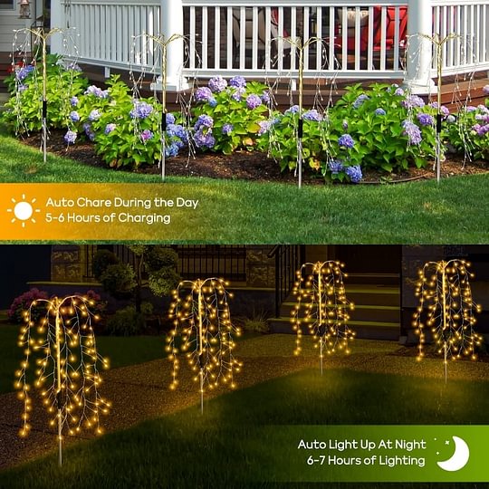 Solar Garden Lights Outdoor Decor