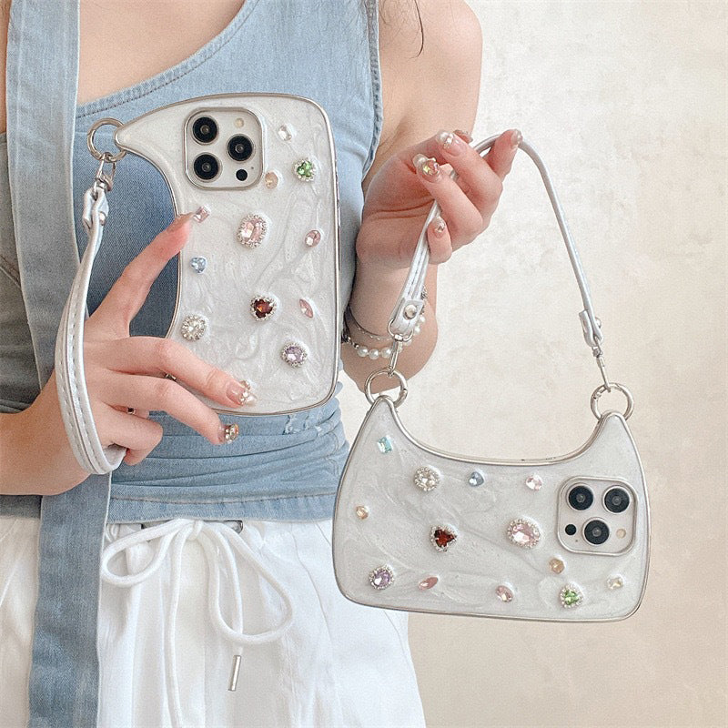 🥳2026 HOT SALE🥳💞50K+ SOLD!💥✨💎 50% OFF! Creative Phone Case with Top Handle 📱👜