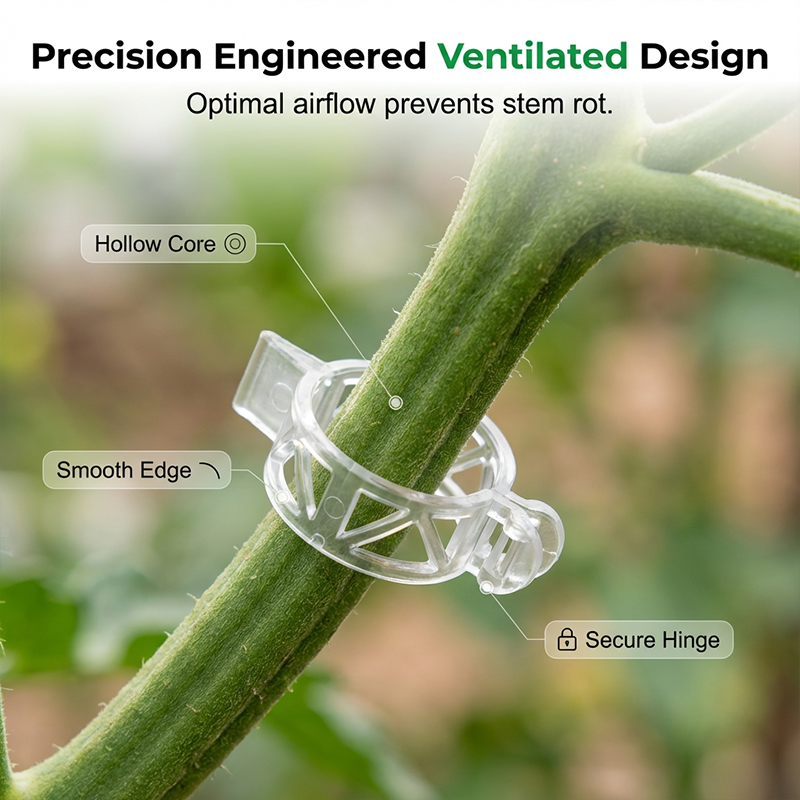 🧷 49% OFF NOW ! ⚡ 100 PCS Quick-Lock Plant Support Clips – Sturdy Support, Easy Install & Reusable Design 🌱