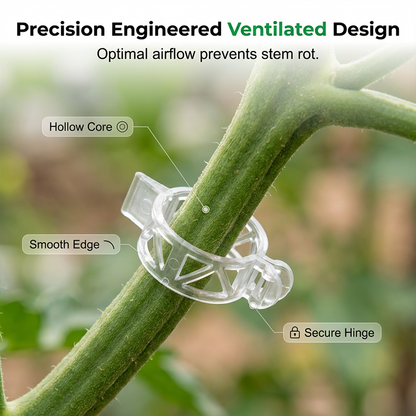 🧷 49% OFF NOW ! ⚡ 100 PCS Quick-Lock Plant Support Clips – Sturdy Support, Easy Install & Reusable Design 🌱