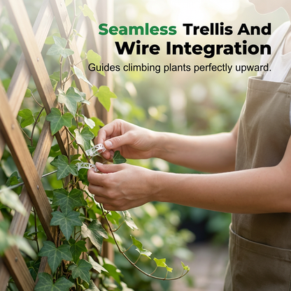 🧷 49% OFF NOW ! ⚡ 100 PCS Quick-Lock Plant Support Clips – Sturdy Support, Easy Install & Reusable Design 🌱
