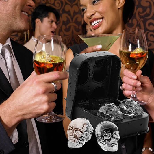 ⏳Limited-time special⏰DIY "skull" silicone ice cube tray🧊