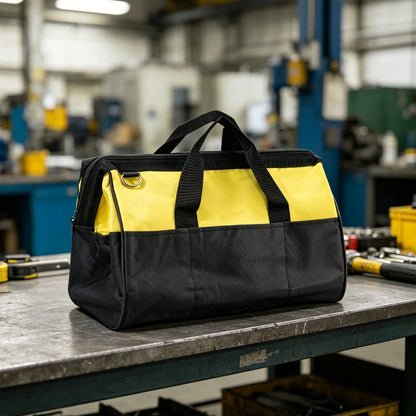 ⏰Limited-time offer🔧Robust tool bag with numerous compartments