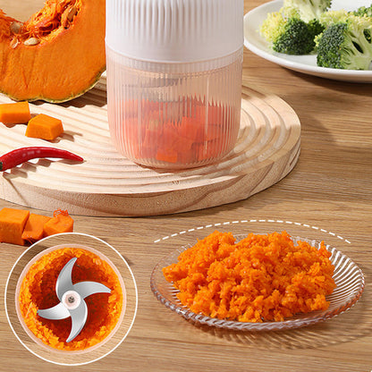 🧄 Cordless Mini Electric Garlic Chopper⚡Powerful & Efficient, Easy to Clean & Perfect for the Kitchen 🔪