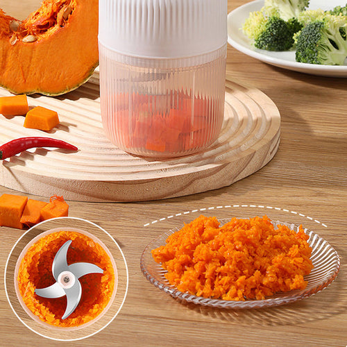 🧄 Cordless Mini Electric Garlic Chopper⚡Powerful & Efficient, Easy to Clean & Perfect for the Kitchen 🔪
