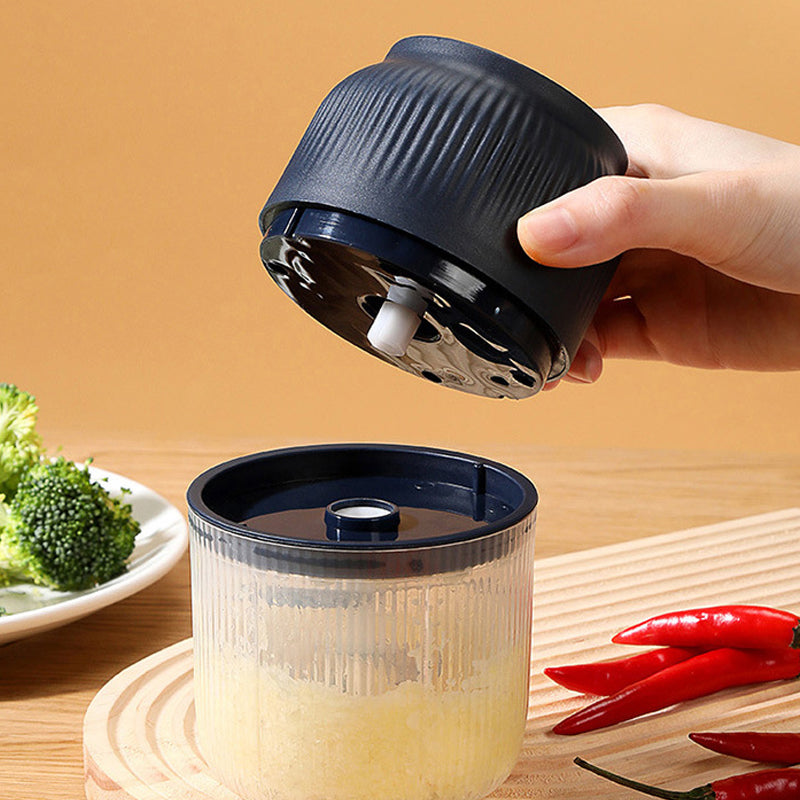 🧄 Cordless Mini Electric Garlic Chopper⚡Powerful & Efficient, Easy to Clean & Perfect for the Kitchen 🔪