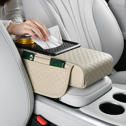 Car Armrest Storage Organizer with Cup Holder