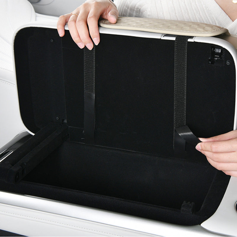 Car Armrest Storage Organizer with Cup Holder