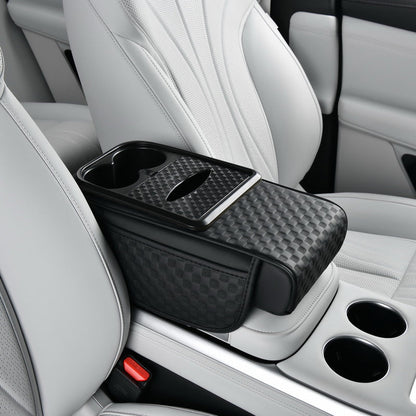 Car Armrest Storage Organizer with Cup Holder