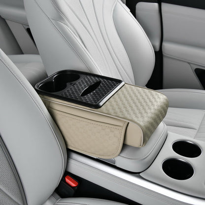 Car Armrest Storage Organizer with Cup Holder